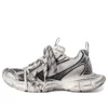 Sneakers 3XL «Λευκό και μαύρο πλέγμα και πολυουρεθάνη» 734734W3XL49710