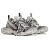 Sneakers 3XL «Λευκό και μαύρο πλέγμα και πολυουρεθάνη» 734734W3XL49710