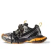 Sneakers 3XL «Μαύρο Πορτοκαλί Γκρι Πλέγμα και Πολυουρεθάνη» 734734W3XL31178