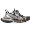 Sneakers 3XL «Worn Out Grey White and Blue Mesh and Polyurethane» 734734W3XL71214