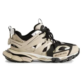 Sneakers για τρέξιμο “Μπεζ και μαύρο πλέγμα και νάιλον” 542023W3AC48071
