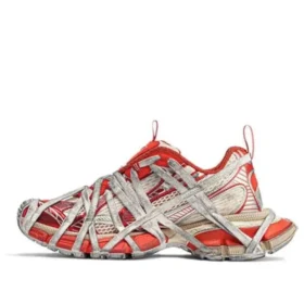Sneakers με κορδόνια 3XL Extreme «Πορτοκαλί-Μπεζ πλέγμα και πολυουρεθάνη» 778698W3XLL7597
