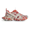 Sneakers με κορδόνια 3XL Extreme «Πορτοκαλί-Μπεζ πλέγμα και πολυουρεθάνη» 778698W3XLL7597