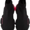 Sneakers Speed 1.0 «Διαφανής σόλα, μαύρο, φλουο ροζ» 607543W2DBW1051