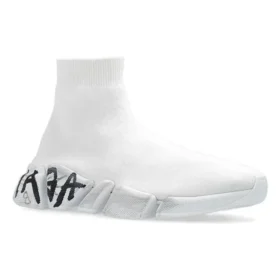 Sneakers Speed 2.0 «Λευκό πλεκτό με μαύρο γκράφιτι» 617239W2DD42091