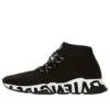 Sneakers Speed Lace Up «Μαύρο ανακυκλωμένο πλεκτό με μαύρη σόλα με γκράφιτι» 621611W05GE1015