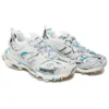 Sneakers Track 1.0 «Λευκό-Μπλε Πλέγμα και Νάιλον με Γκράφιτι» 542023W3SRA9014