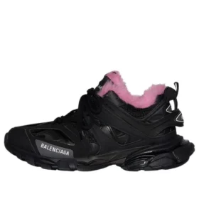 Sneakers Track “Black Fake Fur Pink” 668555W3CQ61050