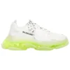 Sneakers Triple S «Clear Sole – Λευκό Φλουο Κίτρινο» 544351W2FR19073