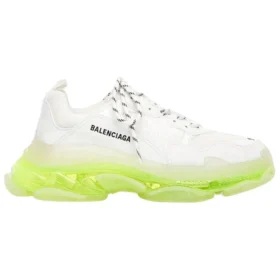 Sneakers Triple S «Clear Sole – Λευκό Φλουο Κίτρινο» 544351W2FR19073