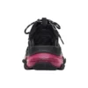 Sneakers Triple S “Clear Sole – Μαύρο Ροζ Νέον” 541624W2FR11053