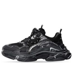 Sneakers Triple S “Μαύρο” 524039W3SRB1090