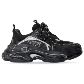 Sneakers Triple S “Μαύρο” 524039W3SRB1090