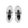 Sneakers Triple S «Μαύρο Λευκό Ασημί με διπλό αφρό και πλέγμα» 524039W2FWM8191