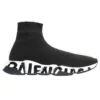 Speed 1.0 Ανακυκλωμένα πλεκτά Sneakers με γκράφιτι “Black” 645334W2DB71015