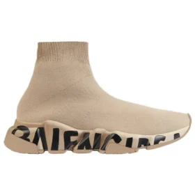Speed Graffiti Sneakers «Beige Knit Black Graffiti Sole Unit» 605942W2DB79710