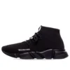 Speed Sneakers με γρήγορο δέσιμο «Μαύρο ανακυκλωμένο πλεκτό και μαύρη σόλα» 587289W2DB11013