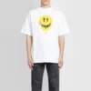SS21 Drip Peace Μεγάλο μέγεθος με τύπωμα χαμόγελου Casual GS Λευκό 641675TKVA18639