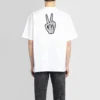 SS21 Drip Peace Μεγάλο μέγεθος με τύπωμα χαμόγελου Casual GS Λευκό 641675TKVA18639