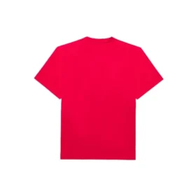SS21 Με τύπωμα αλφαβήτου, κοντομάνικο, Unisex, Κόκκινο 651795TKV816295