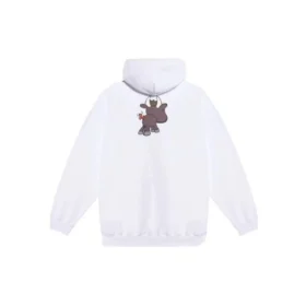 SS21 Μικρό μοτίβο με εκτύπωση καρτούν, Unisex, Λευκό 578135TJVE69000