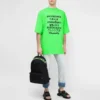 SS21 Μοτίβο με λέξεις, κοντομάνικο, Unisex, Πράσινο 641614TJVI34162