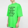 SS21 Μοτίβο με λέξεις, κοντομάνικο, Unisex, Πράσινο 641614TJVI34162