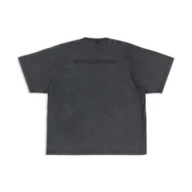 Strike 1917 Φαρδύ T-shirt “Washed Black” 694576TMVJ61055