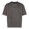 T-shirt από βαμβάκι με κεντημένο λογότυπο «Grey» 612966TNVG91300