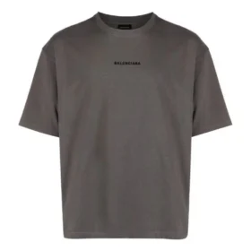 T-shirt από βαμβάκι με κεντημένο λογότυπο «Grey» 612966TNVG91300