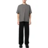 T-shirt από βαμβάκι με κεντημένο λογότυπο «Grey» 612966TNVG91300