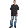 T-shirt Balenciaga με χειροποίητο σχέδιο, Large Fit «Μαύρο» 641675TOVO51070