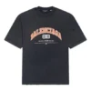 T-shirt Balenciaga με μεσαία εφαρμογή «Μαύρο» 612966TLVJ11074