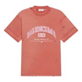 T-shirt Balenciaga με μεσαία εφαρμογή «Pink» 612966TLVJ16441