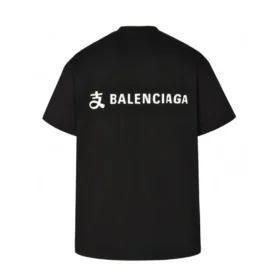 T-shirt Balenciaga x Alipay με λογότυπο «Black White» 787349TRVY91000