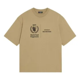 T-shirt Balenciaga x World Food Program «Μπεζ» 612965THV849605