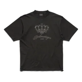 T-shirt BB Motel με μεσαία εφαρμογή “Black” 764235TQVK91083