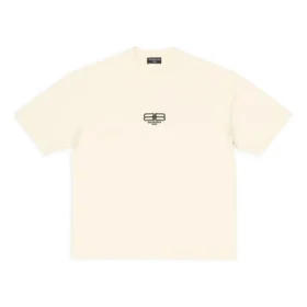 T-shirt BB Paris Icon με μέτρια εφαρμογή «Ανοιχτό μπεζ-Μαύρο» 612966TMVG79069