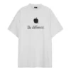 T-shirt Be Different «Λευκό Μαύρο» 712398TNVB39784