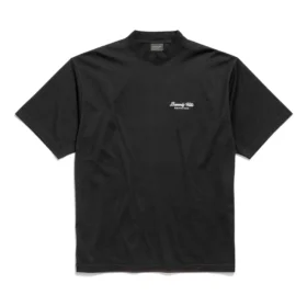 T-shirt Beverly Hills, μέτρια εφαρμογή, «Μαύρο» 764235TQVS69034