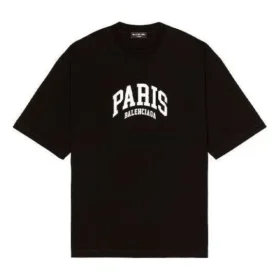 T-shirt Cities Paris με μεσαία εφαρμογή «Μαύρο» 612966TLVL71070