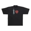 T-shirt «I Love» με φαρδιά εφαρμογή «Μαύρο» 744439TOVH39034
