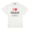 T-shirt I Love Paris & Balenciaga Oversized «Λευκό» 787349TRVU99012