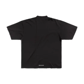 T-shirt «Je t’aime» Large Fit «Μαύρο» 744439TOVM79070