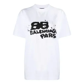T-shirt με χειροποίητο BB Icon, μεσαία εφαρμογή «Λευκό» 612965TNVN49040