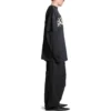 T-shirt με διπλό μπροστινό μέρος “Washed Black” 791615TQVQ61021