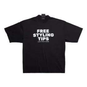 T-shirt με δωρεάν συμβουλές στυλ «Black White» 744439TOVG29034