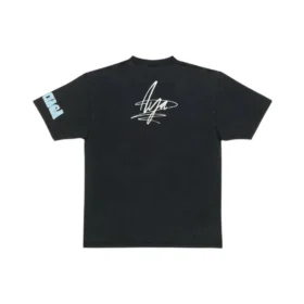 T-shirt με εμπορικά προϊόντα της Aya Nakamura, μέγεθος Large, «Μαύρο» 641655TMV861055