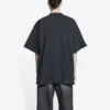 T-shirt με κοντά μανίκια Metallica, Oversized Fit «Μαύρο-Πορτοκαλί» 694576TMV881055