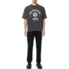 T-shirt με κοντό μανίκι και λογότυπο Varsity «Washed Black» 612966TMV981000